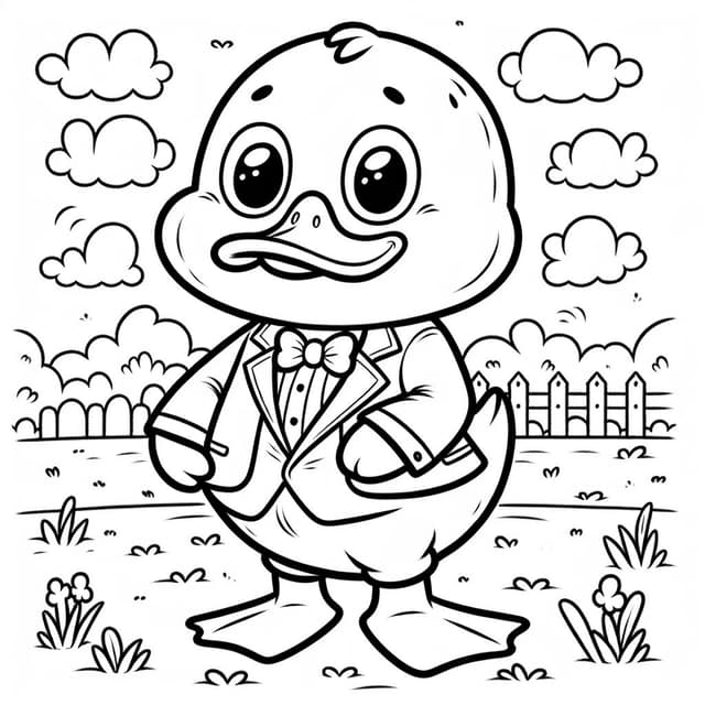 AI-generated coloring page 4